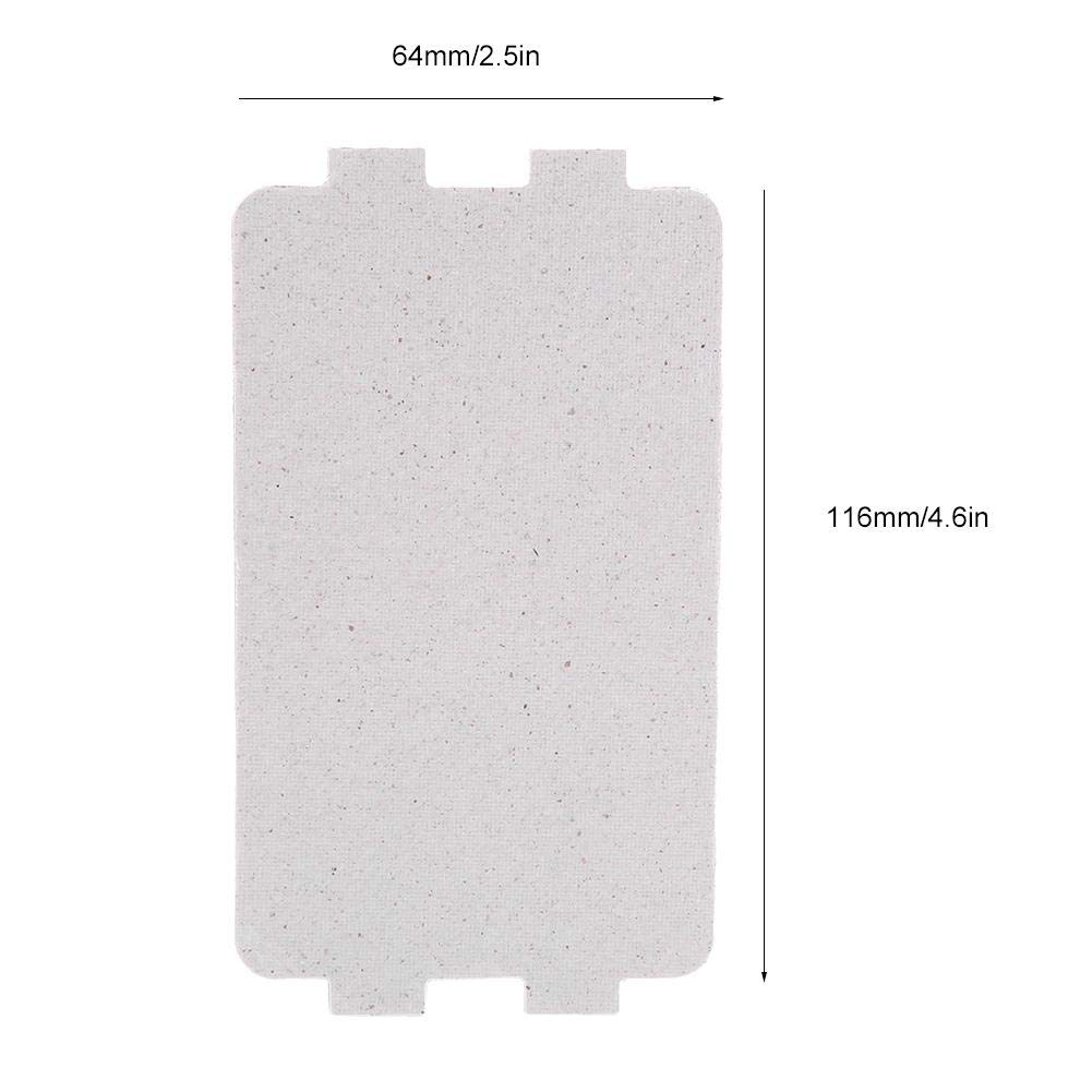 5Pcs Waveguide Cover, Universal Microwave Oven Mica Plate Sheet Repairing Parts For Home Kitchen Office Restaurant Microwave Rep