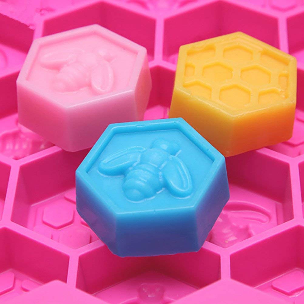 Daycount Silicone Fondant Candy Cake Mould 19 Cell Chocolate Diy Tools Ice Fondant Mold Handmade Molds (Random Color)