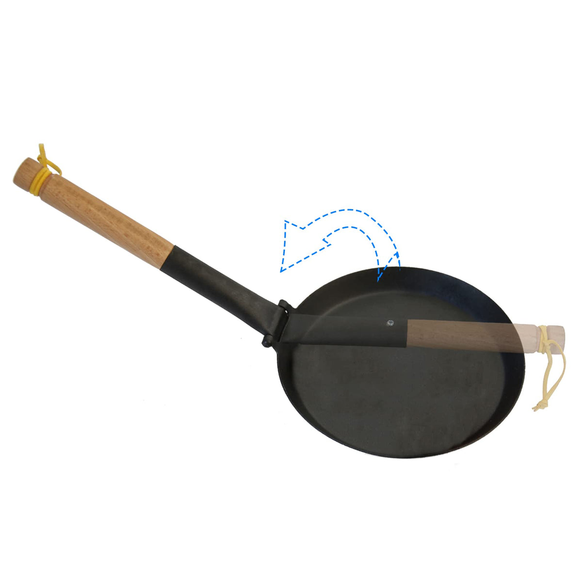 Keleday 8.2 Inch Cast Iron Skillets, Non Stick Frying Pan, Cast Iron Griddle Pan For Camping Indoor & Outdoor Use,Pre-Seasoned G