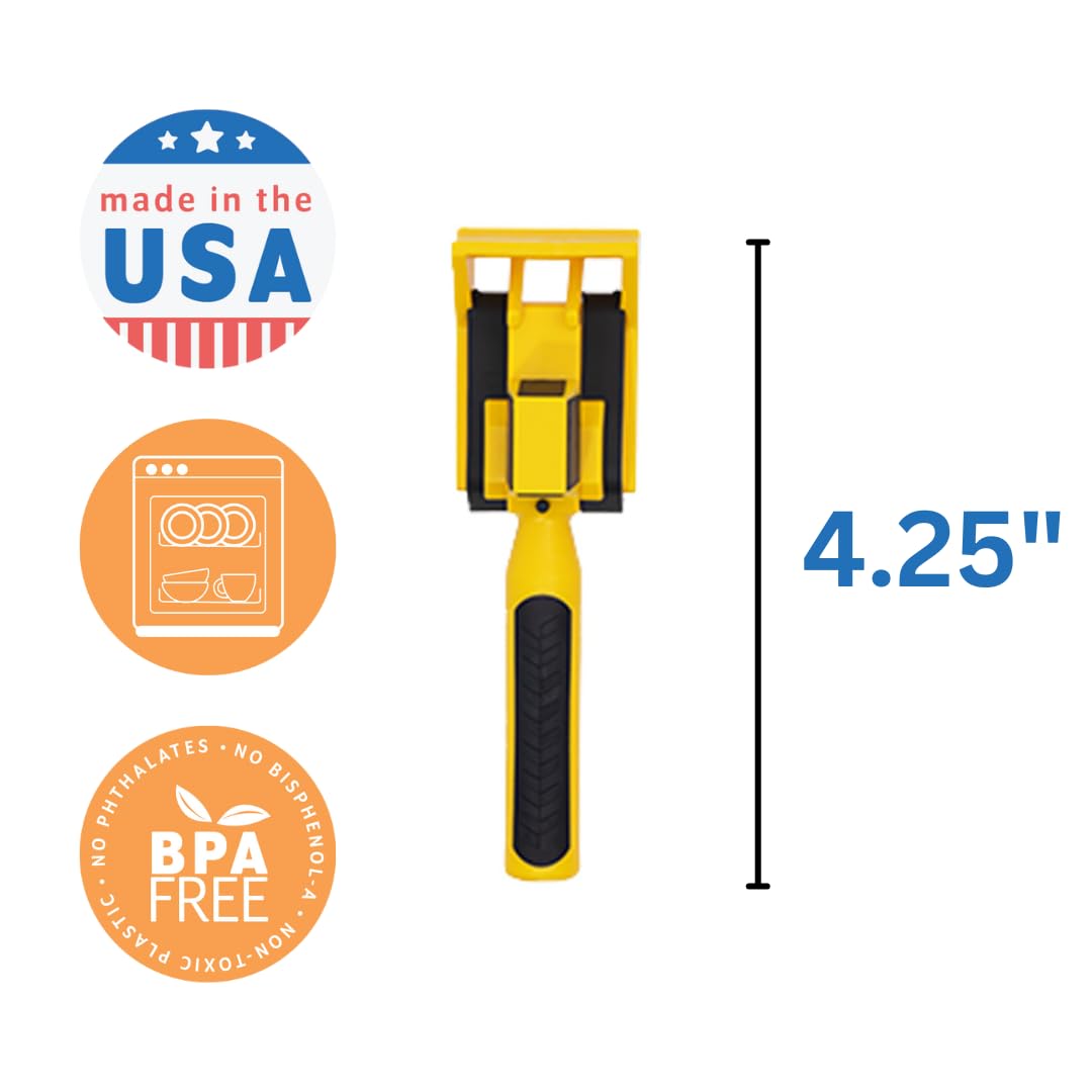 Constructive Eating - Toddler Utensils Made in USA - Construction Silverware for Toddlers - Construction Utensils for Kids - Con