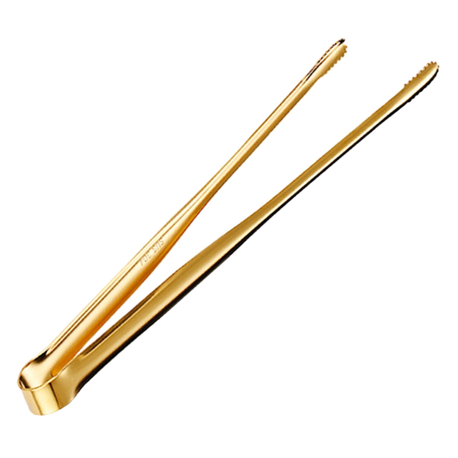 Ujeavette Cooking Kitchen Tongs Versatile Utility Tongs For Frying Restaurants Cooking Gold L