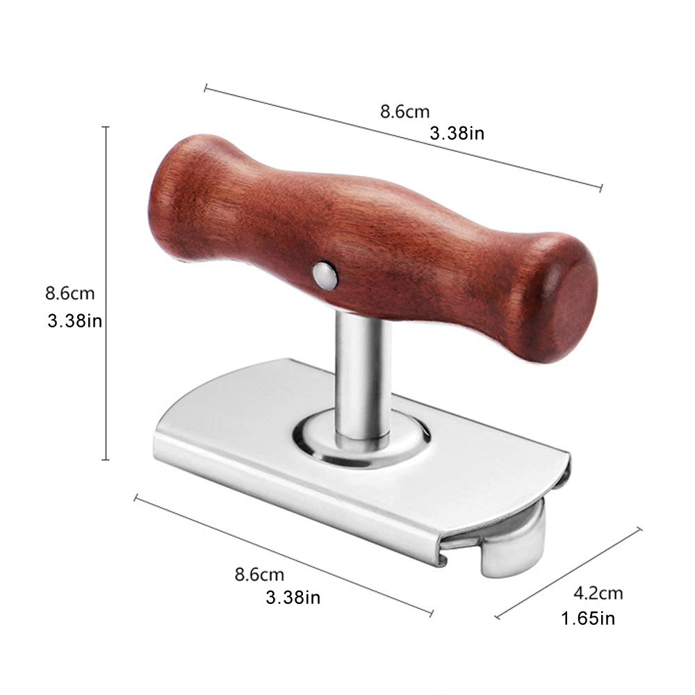 Jar Opener Stainless Steel Adjustable Tool For 1-4 Inches Bottle Can Lids, Fit Seniors, Arthritis, Women, Chilren, Weak Hands