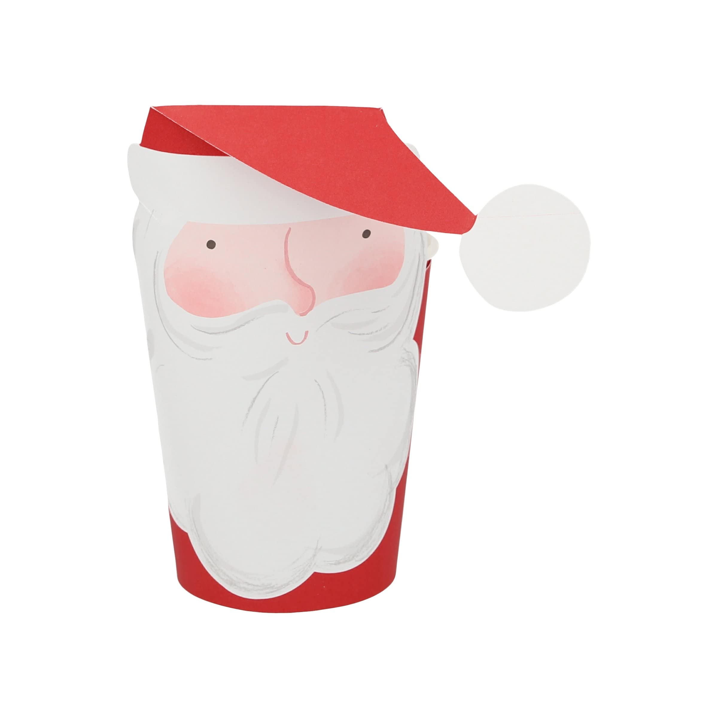 Meri Meri Jolly Santa Cups (Pack Of 8)