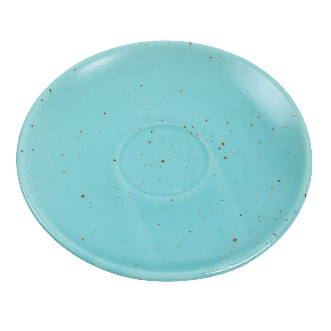 Chumbak Dotted Pond Quarter Plate - Teal