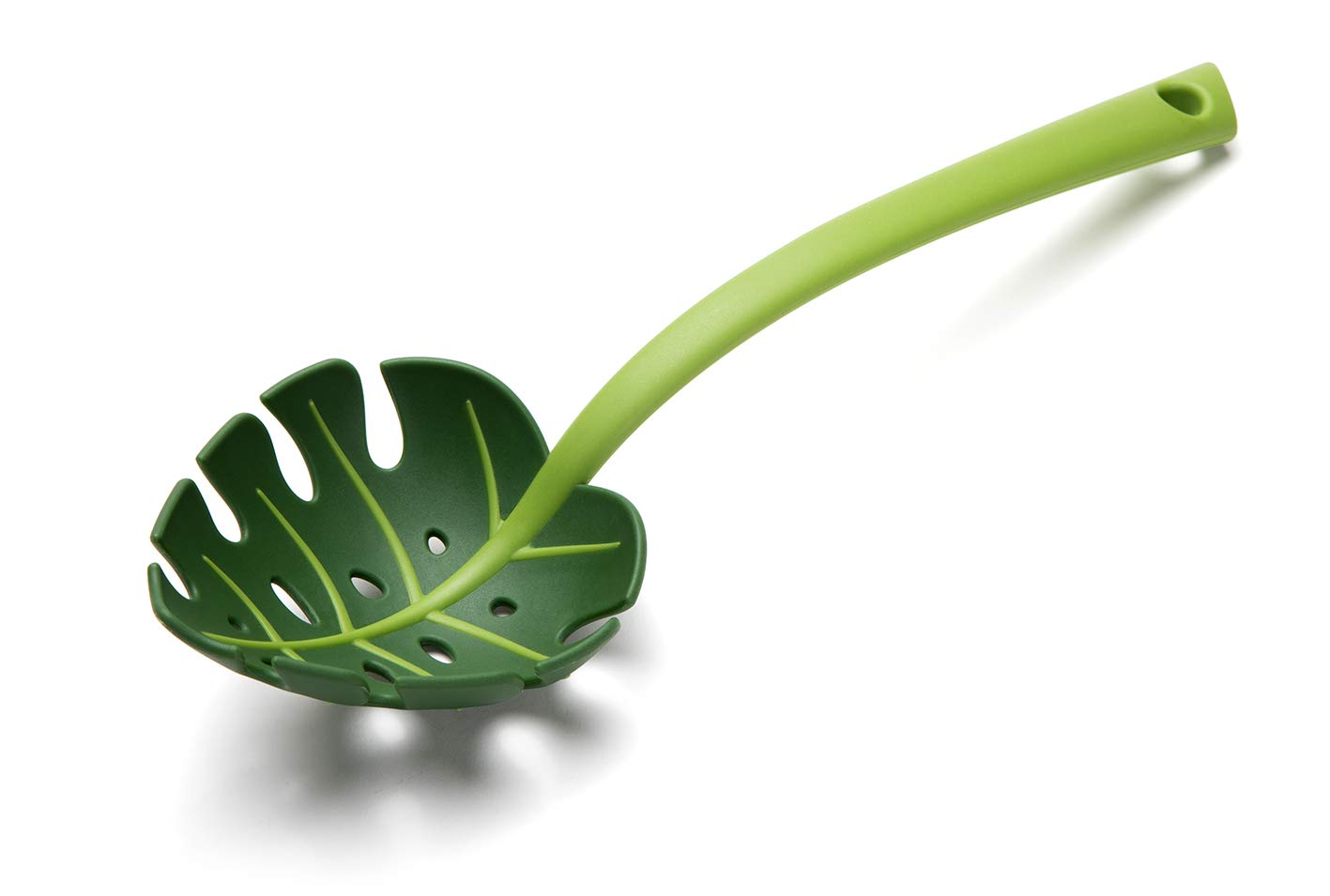 Jungle Spoon Monstera Ladle By Ototo - Bpa-Free Kitchen Spoon High Heat Resistant Nylon Spoon For Cooking For Nonstick Cookware