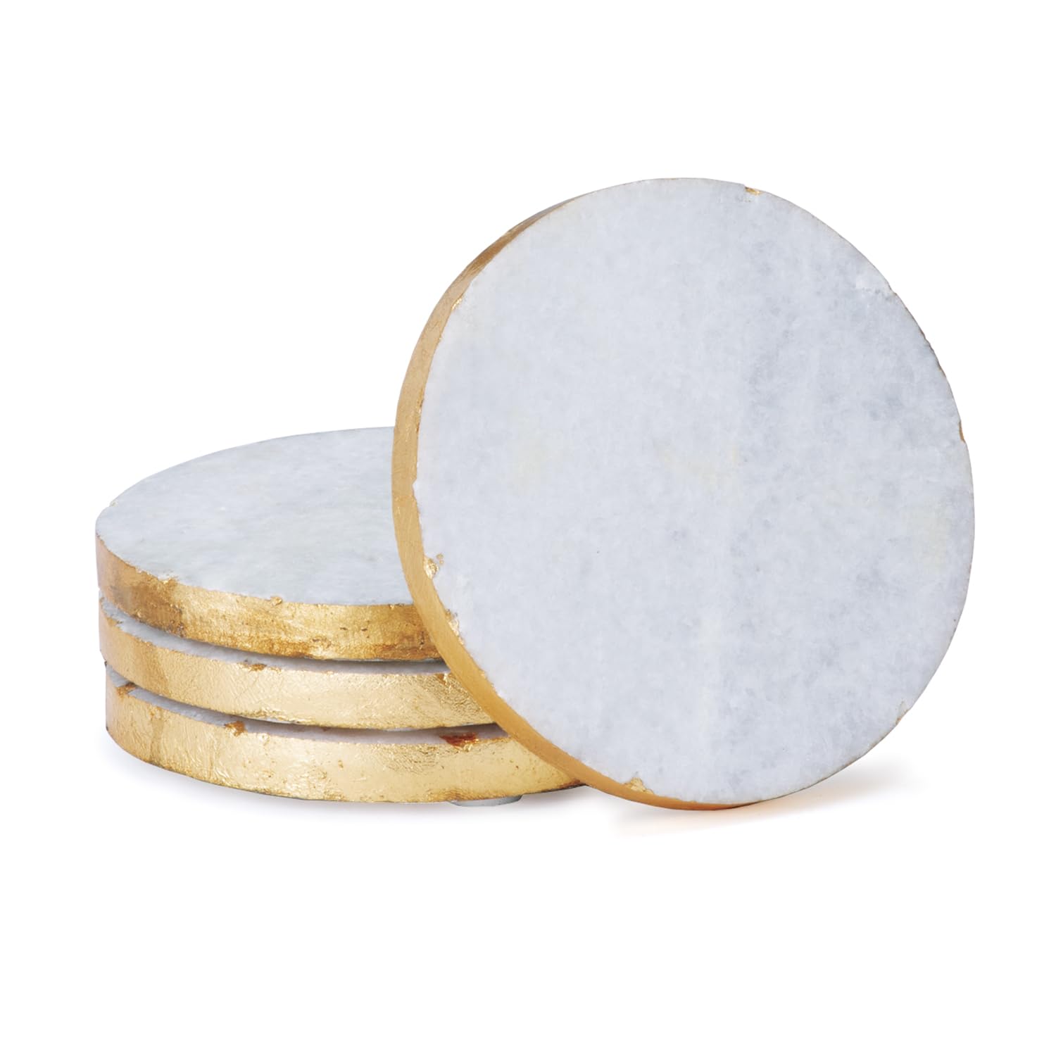 Thirstystone Marble Coasters, 4'' X 4'' X 1.5'', Round