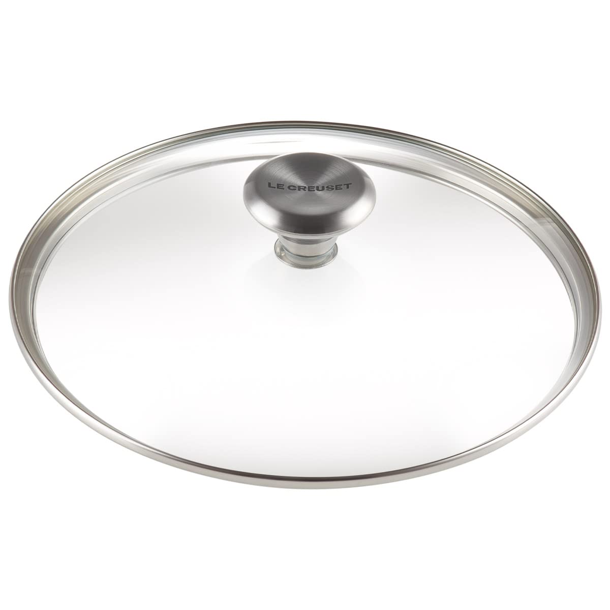 Le Creuset Signature Glass Lid With Stainless Steel Knob, 8''