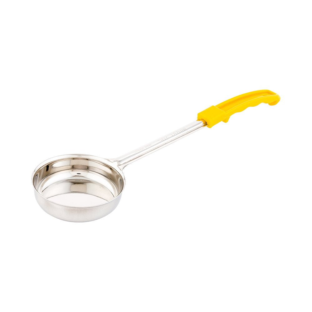 Restaurantware Met Lux 5 Ounce Portion Ladle 1 With Yellow Handle Portion Serving Spoon - Does Not Corrode Dishwashable Stainles