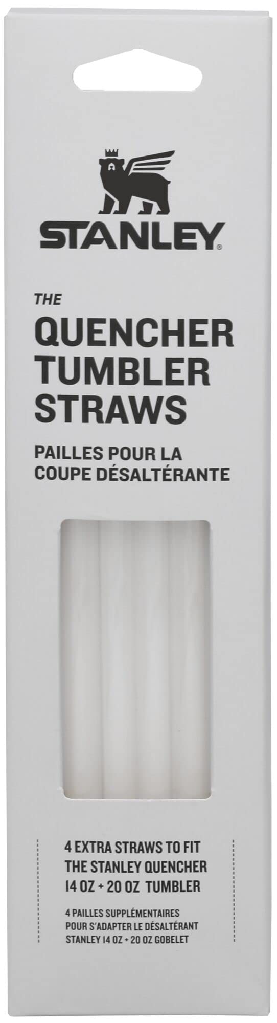 Adventure Quencher Travel Tumbler Straws  14 Oz To 20 Oz  4-Pack Clear