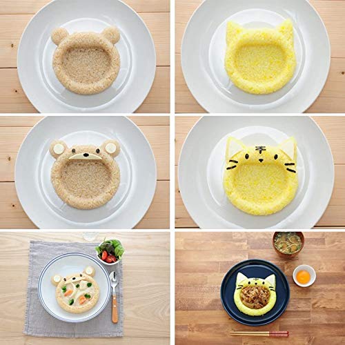 Arnest Cat Rice Mold, Japan Import, Cute Animal Rice Shaper, Kitchen Diy Lunch Bento Decoration Tool