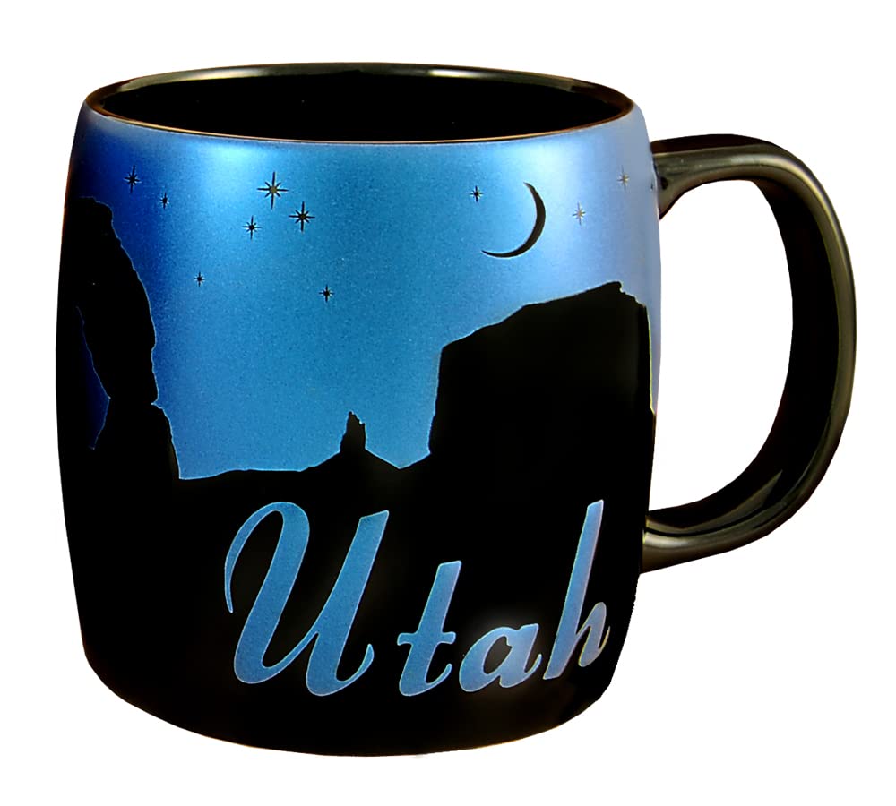 Americaware Smuth03 Utah 22 Oz Night Sky Silhouette Mug