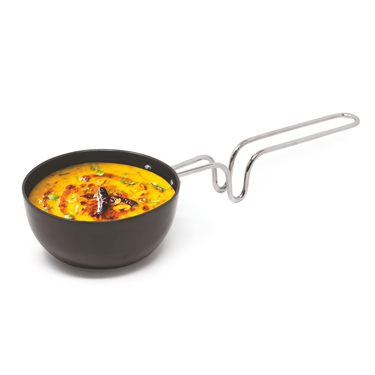 Signoraware Opulent Non Stick Tadkapan 13Cm | Ergonomically Designed Handle | Compact, Efficient & Stylish Tadka Pan | Ideal For
