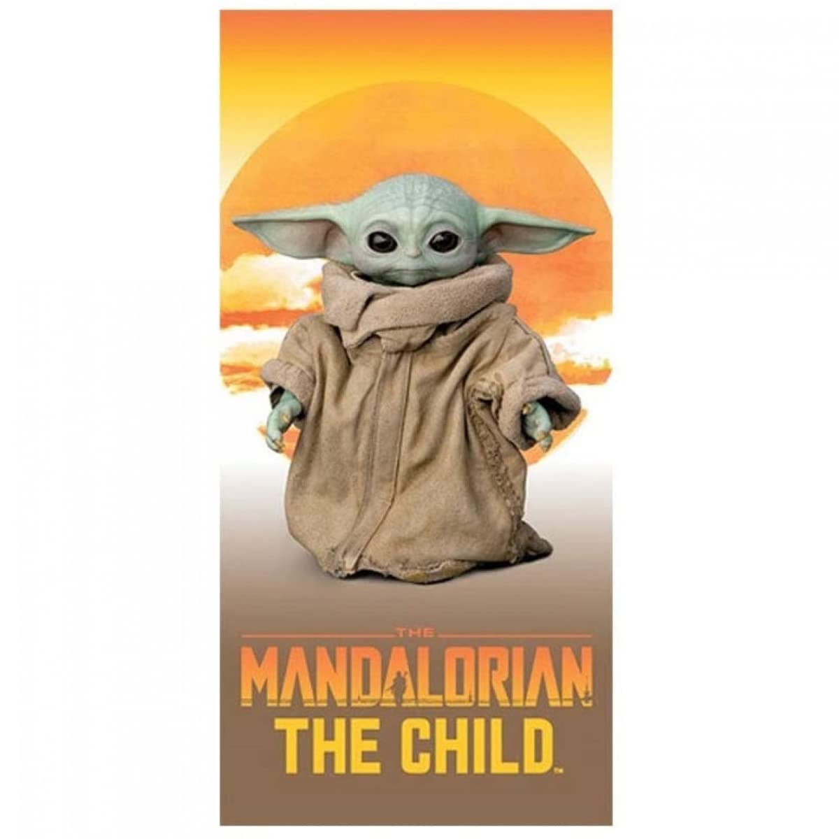 Star Wars The Mandalorian The Child 28X58 Beach Towel
