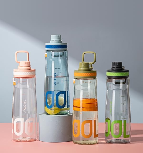 The Venti Polypropylene Shotay Cool Unbreakable Water Bottle With Sipper Bpa Free Tritian, Leak-Proof Water Bottle Ideal For Off
