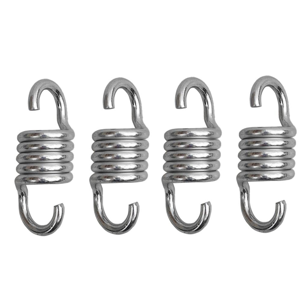 Merishopp 4Pcs Extension Spring Suspension Hooks Hanger For Garden Swing Chair Hammock