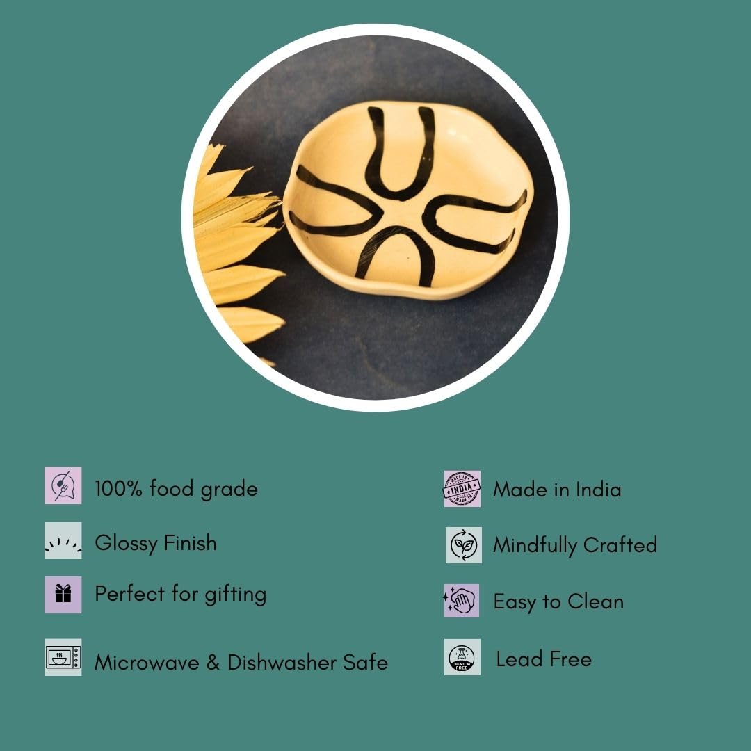 Weaving Homes Handcrafted Ceramic Black Polka Mug & Abstract Dessert Plates, Mugs, Coffee Mugs, Ceramic Plates, Ceramic Mugs, Ad