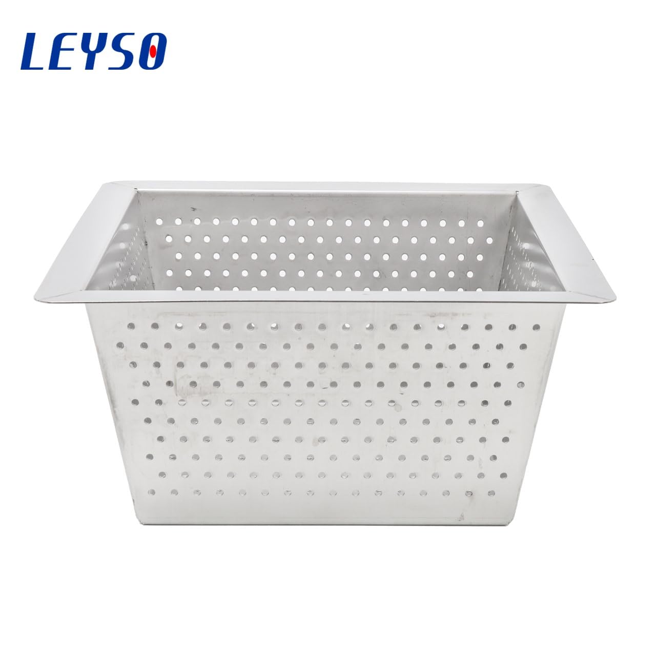 Leyso Stainless Steel Floor Sink Top Hang Basket Strainer Sink Drain Cover 10    X 10    X 4-3/4    For Kitchen, Restaurant, Bar