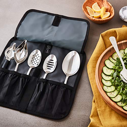 Mercer Culinary 7-Piece Plating Spoons Ii Set, Silver