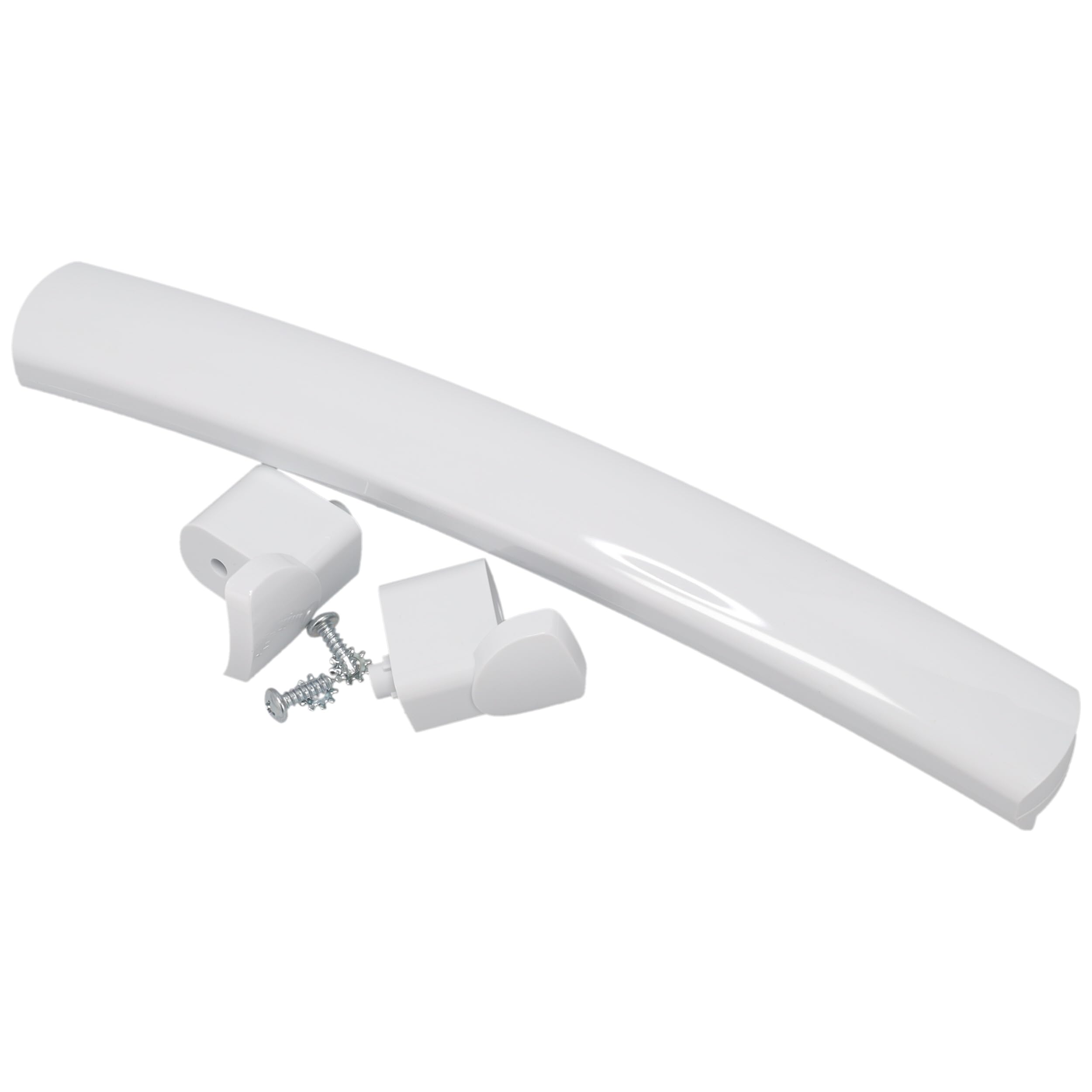 Supplying Demand Wb15X10276 261300714903 Microwave White Door Handle Replacement Kit With End Caps