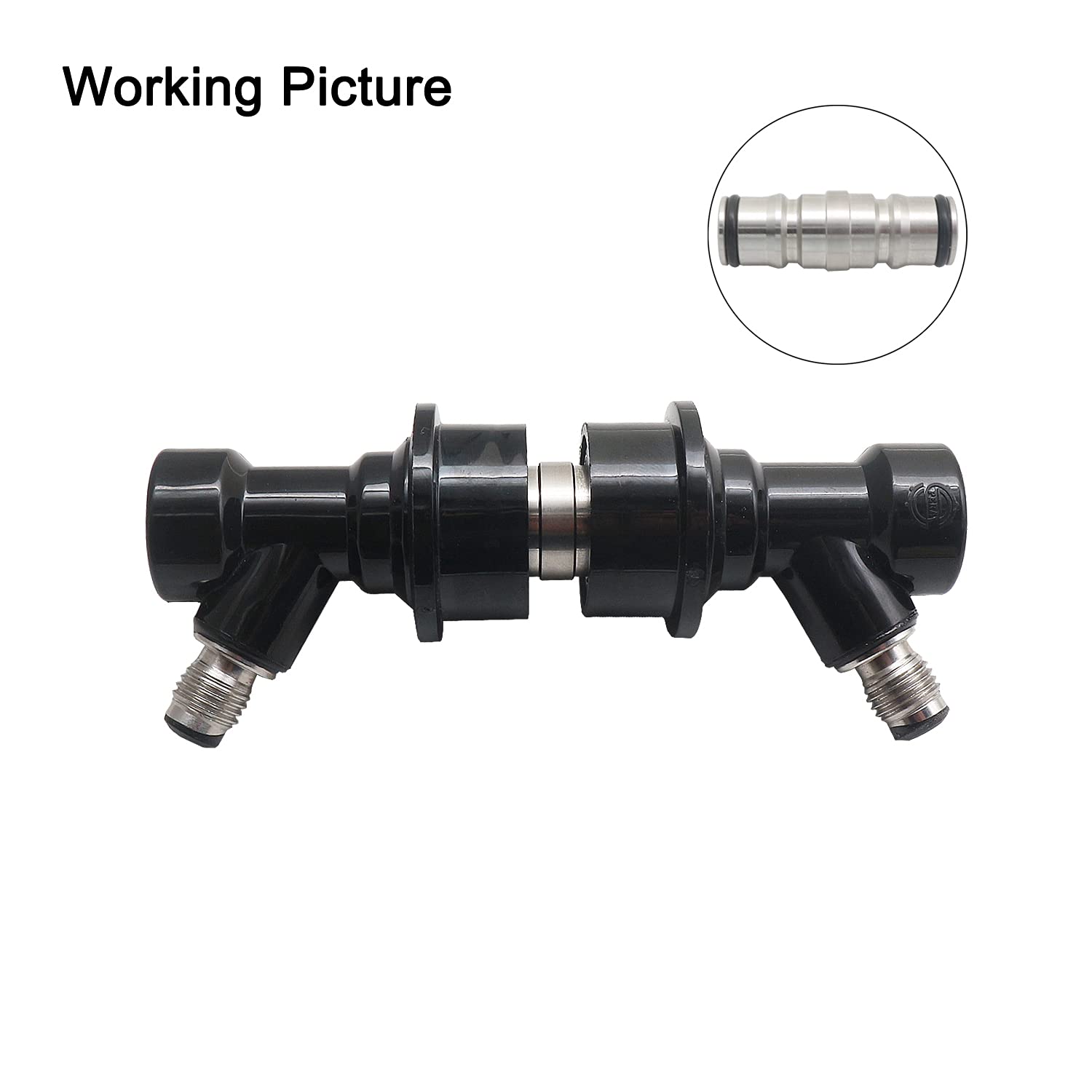 304Ss Homebrew Keg Ball Lock Quick Disconnect Jumper Post-Double Ended Corny Ball Lock Post