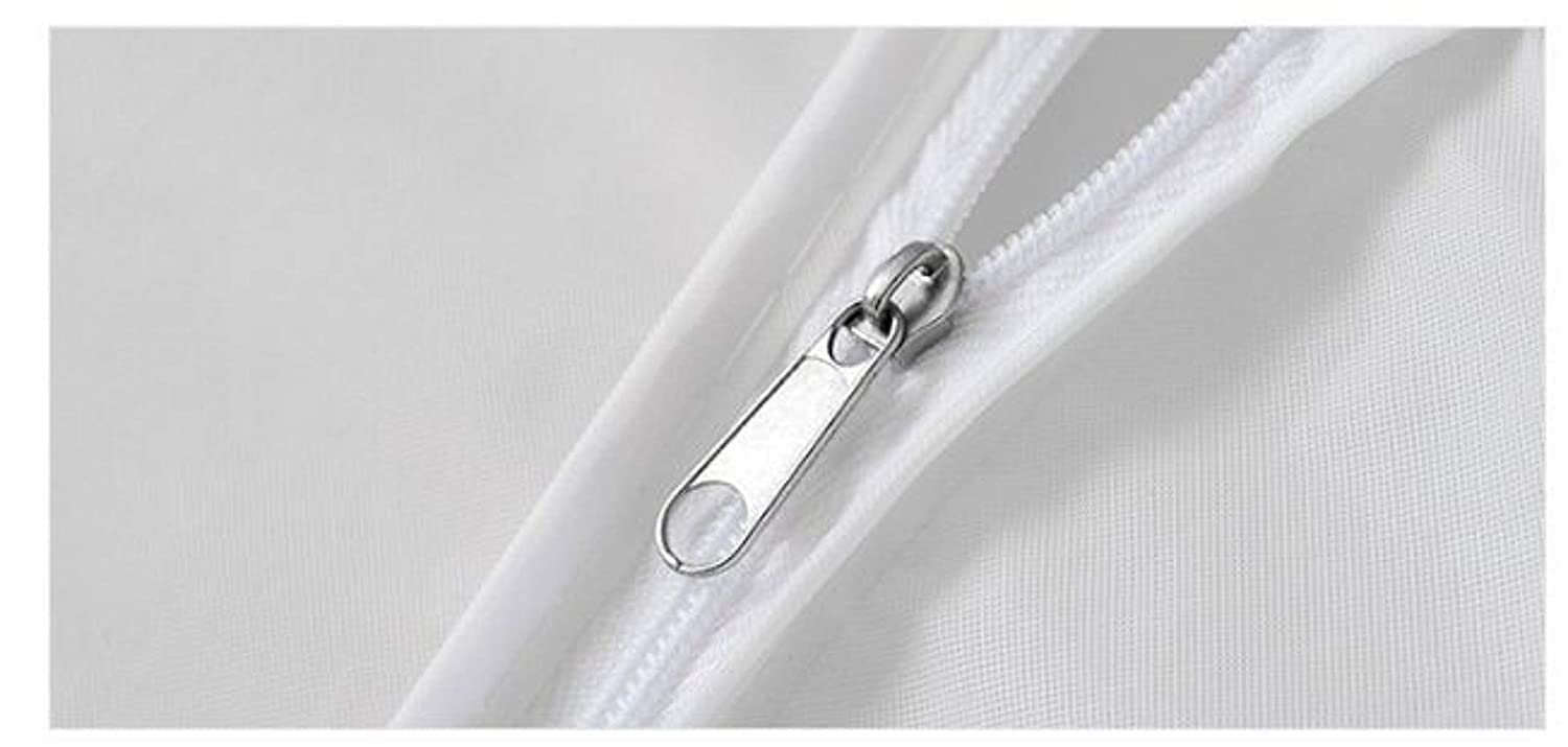 MARK AMPLE Blanket Storage Bag Under-Bed Quilt Clothes Storage Bag with Peva Material Washable Waterproof Foldable Transparent P