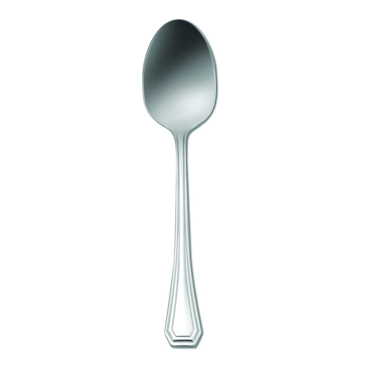 Oneida Oval Bowl Soup/Dessert Spoons Flatware, Set Of 12, Silver