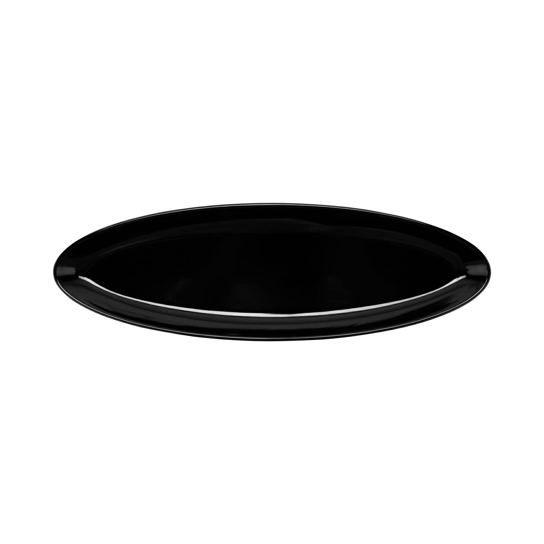 G.E.T. Ml-252-Bk 20 Oz, 16'' X 5'' Oval Platter, Black, Large