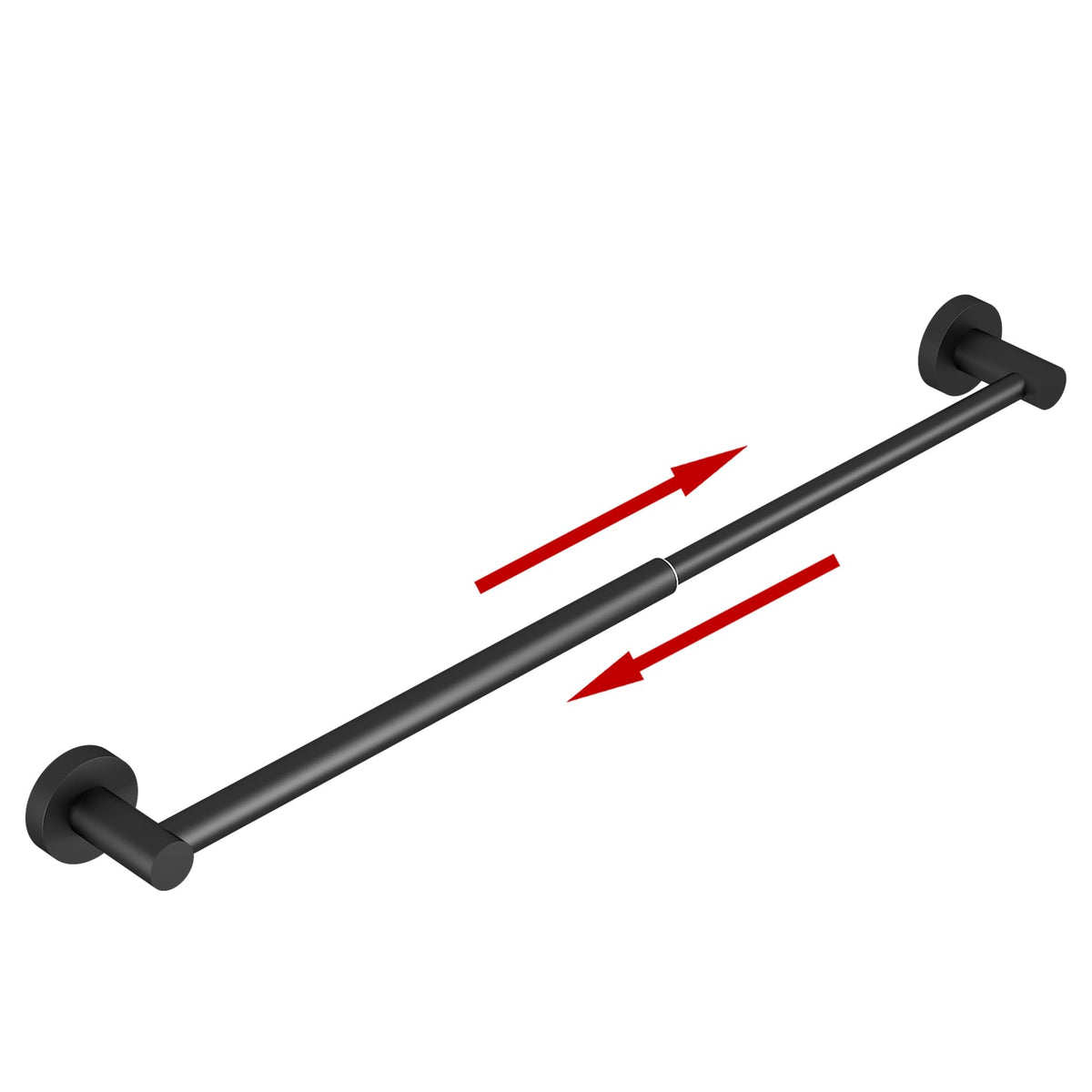 Honmein Towel Bar - Adjustable 304 Stainless Steel Towel Holder For Bathroom (11.8Inch-22.6Inch) Sturdy And Rustproof Wall Mount