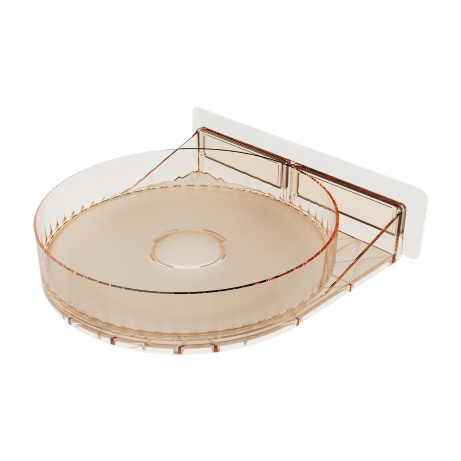 Calandis Turntable Organizer Storage Container Rotating Spice Rack For Kitchen Spice Brown | Spice Jars & Racks | Kitchen Storag