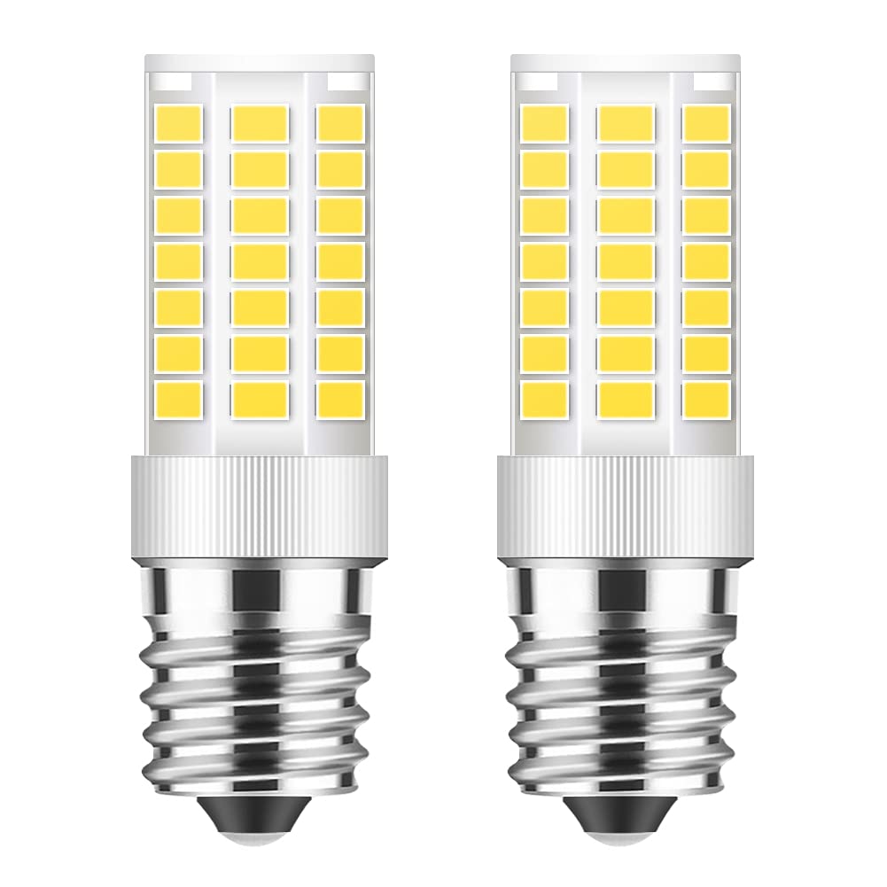 E17 Led Bulb Dimmable, 5W Microwave Oven Bulb, Daylight White 6000K, 40W Halogen Bulb Replacement For Microwave, Over Stove Appl