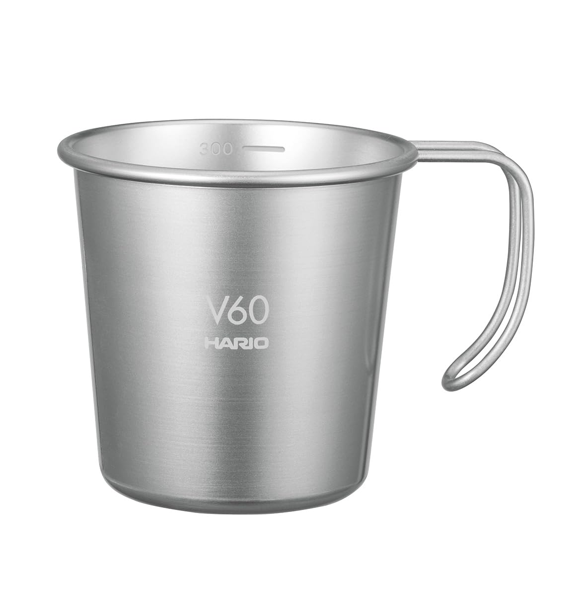 Hario Outdoor V60 Stacking Mug, 320ml Silver