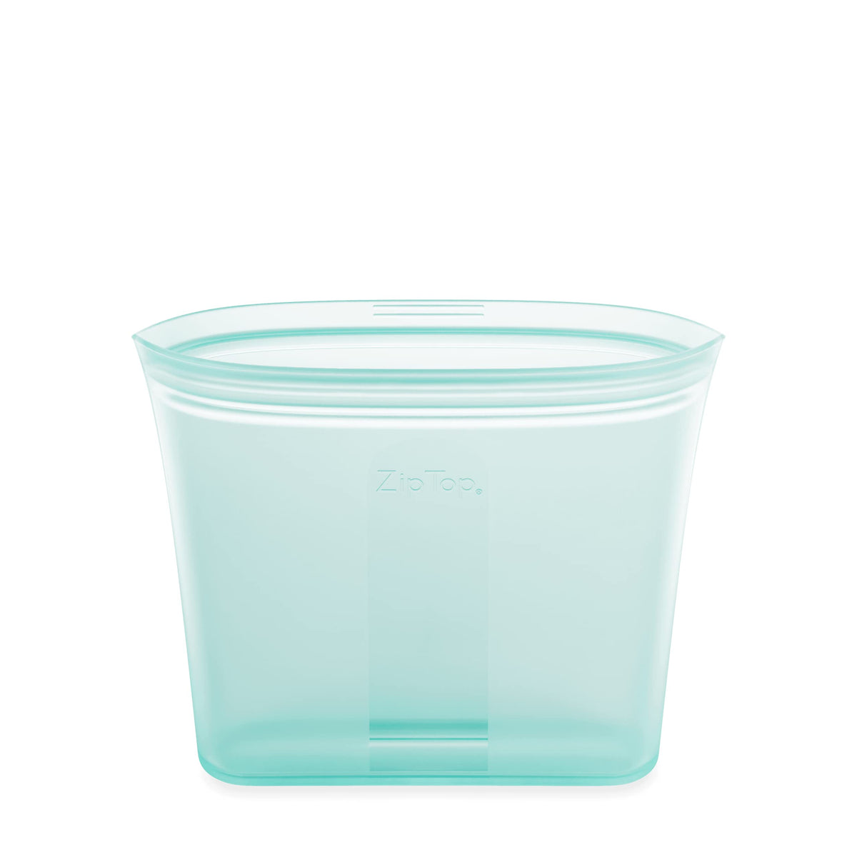 Zip Top Reusable Food Storage Bags | Sandwich Bag [Teal] | Silicone Meal Prep Container | Microwave, Dishwasher And Freezer Safe