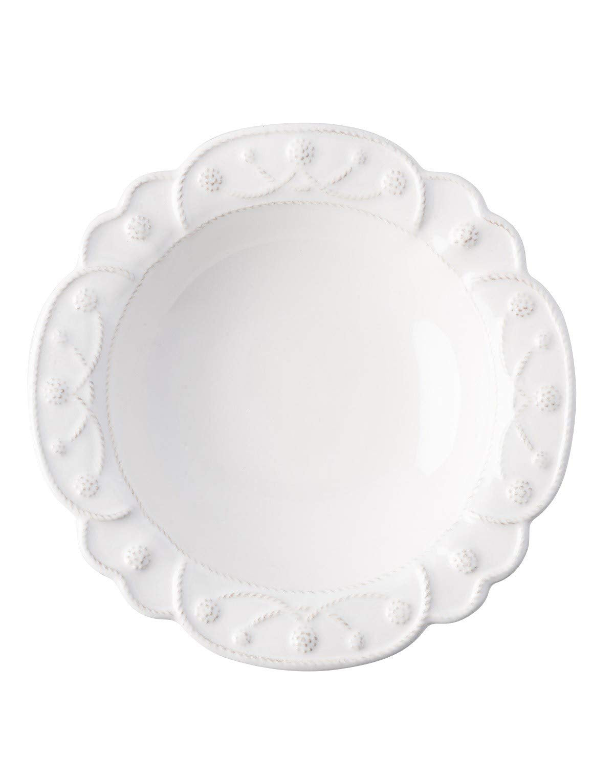 Juliska Jardins Du Monde Whitewash Coupe Pasta/Soup Bowl