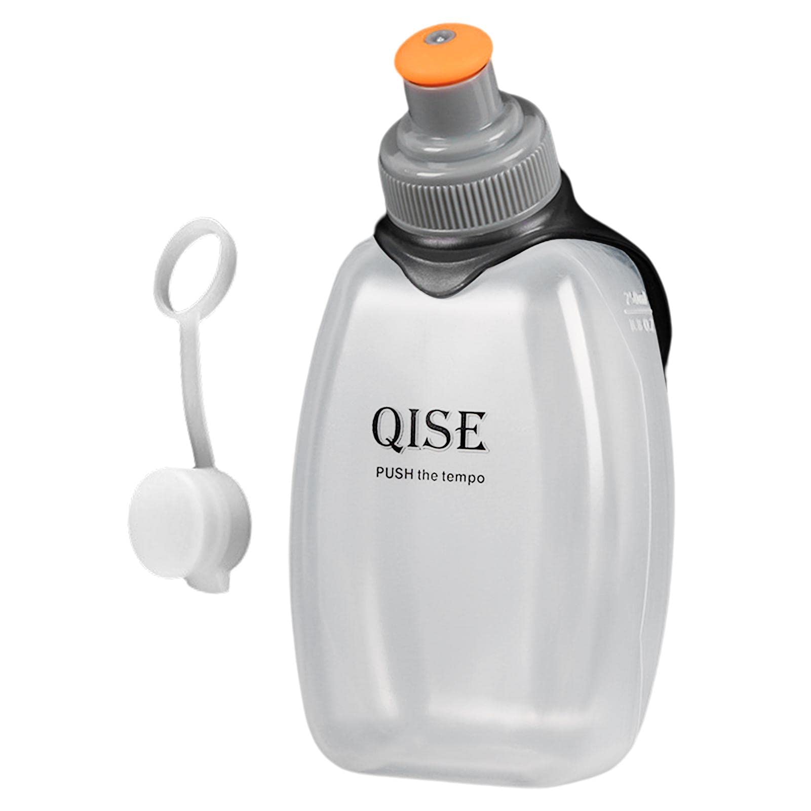 8.8oz Running Water Bottle,Sport Water Bottle with Removable Clip&Cover Cap