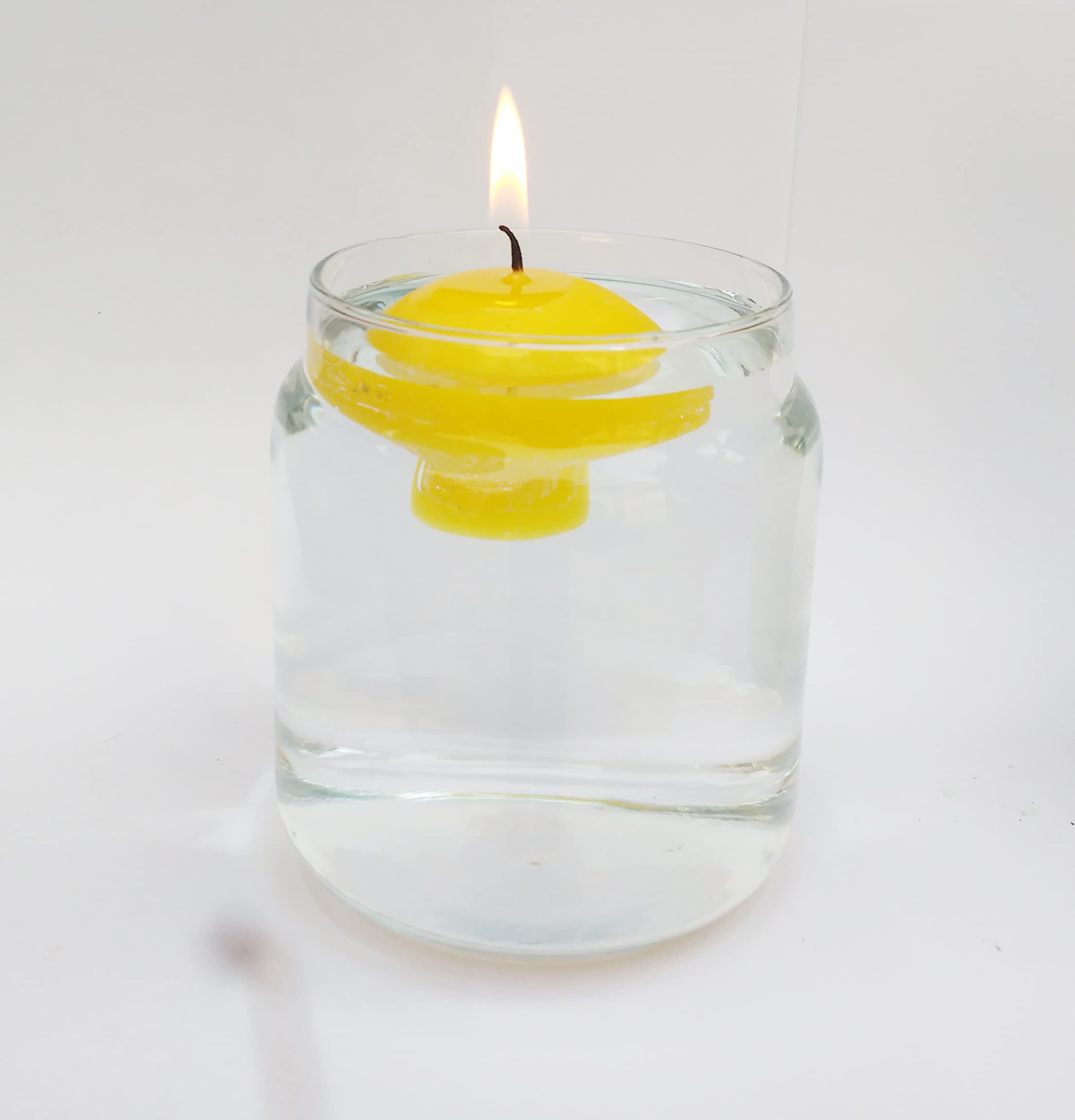 Pure Indian Candle Handmade Vanilla Scented Nugget Floating Candle PICNG001 (Pack of 4)