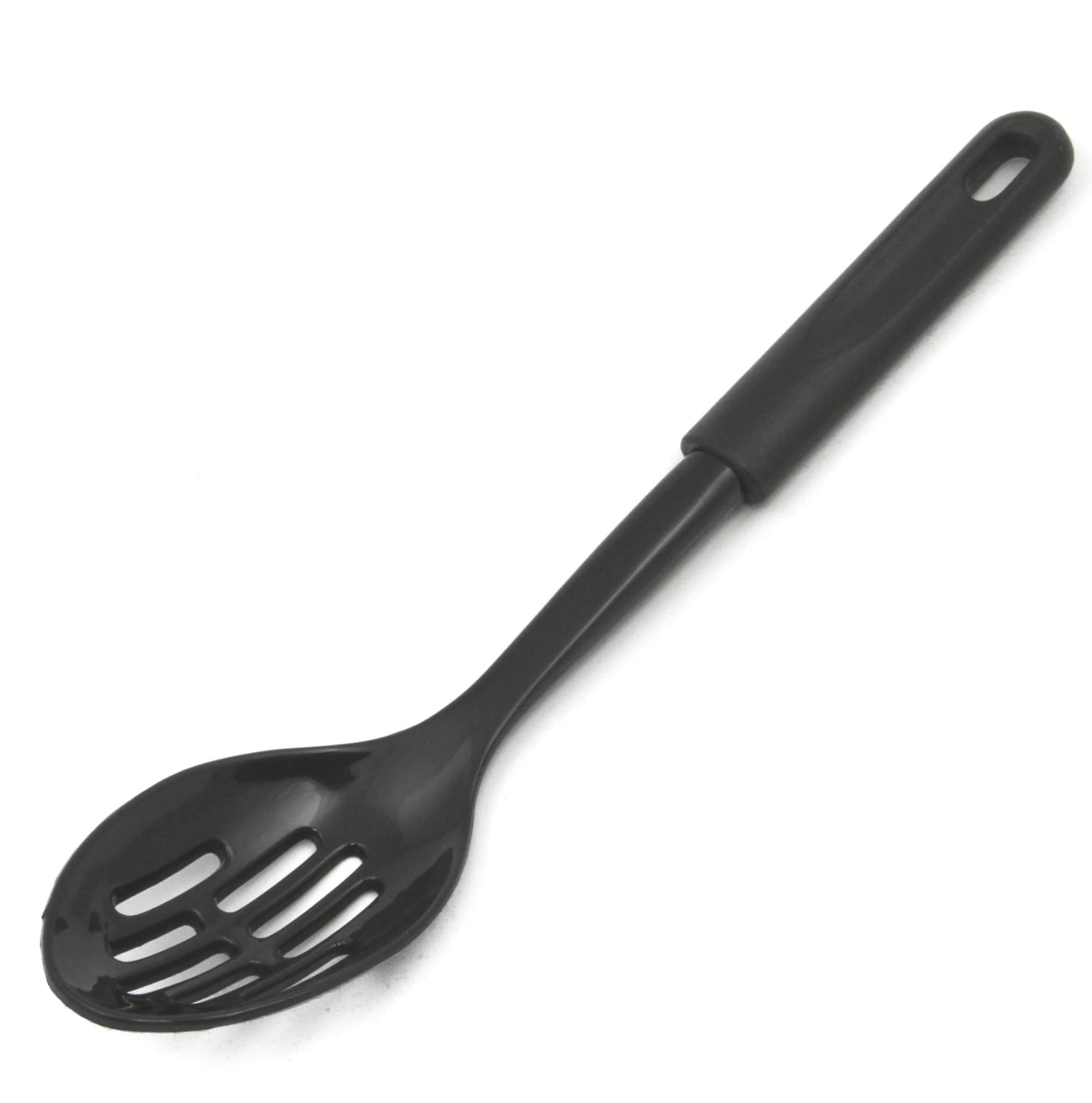 Chef Craft Basic Nylon Slotted Spoon, 11.5 Inch, Black