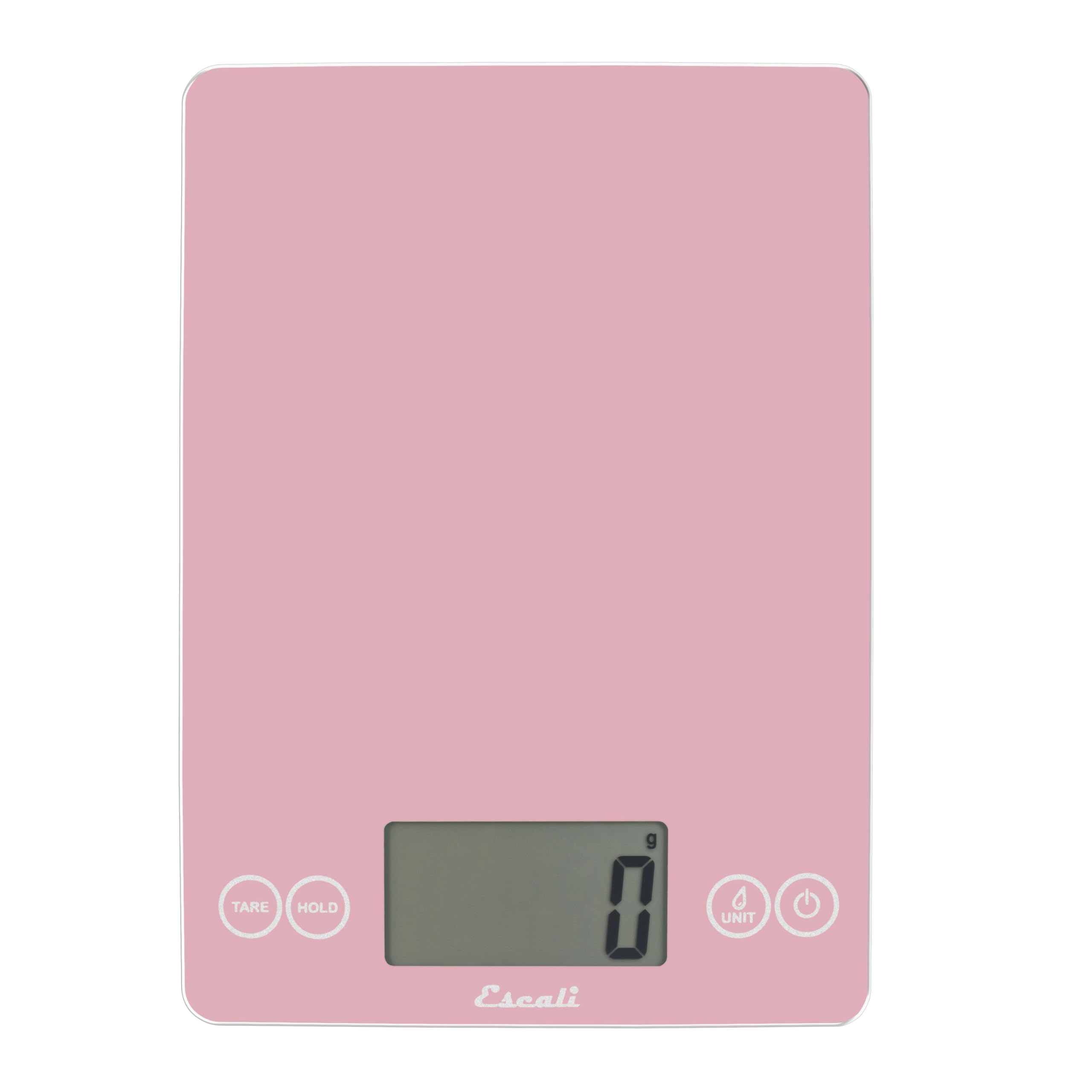 Escali Arti Glass Food Scale Digital Countertop Kitchen, Baking and Cooking Scale with Large Display, 15-Pound Capacity, 9 x 6.5