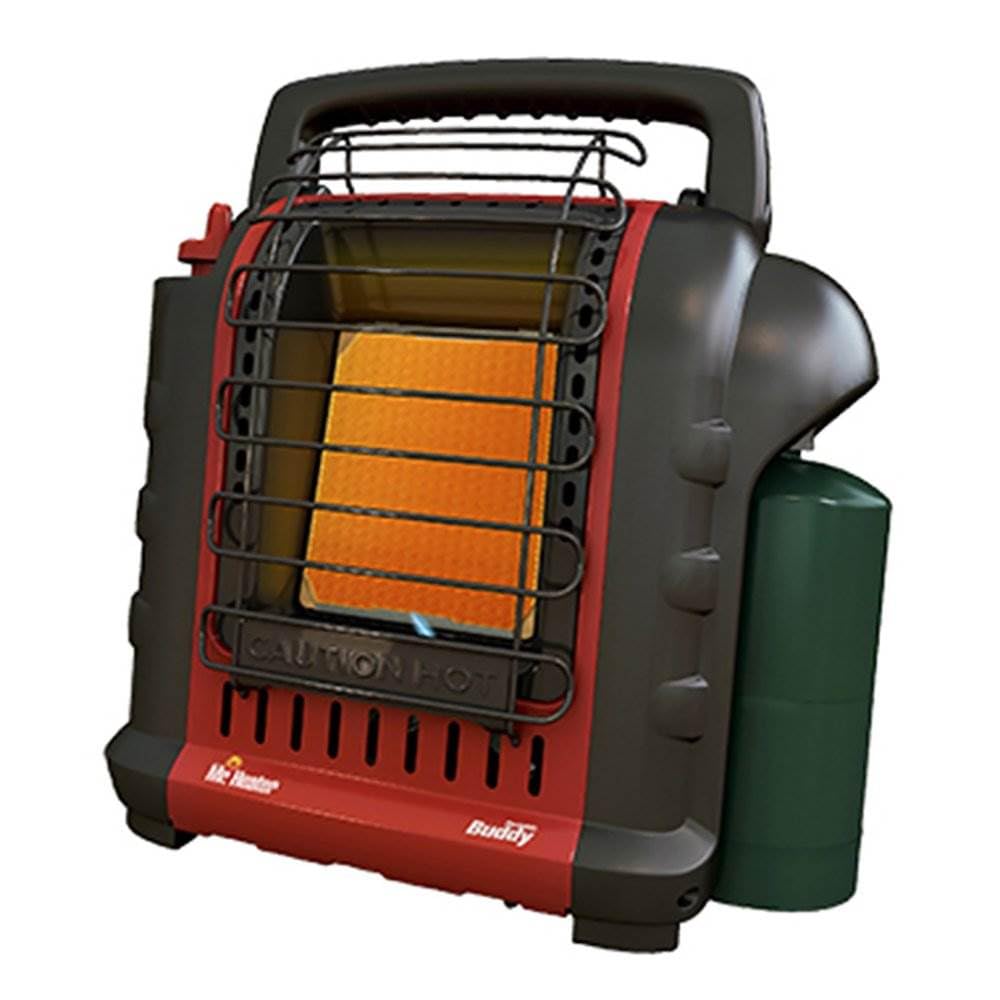 Mr. Heater Mh-F232000 Portable Buddy 9,000 Btu Propane Gas Radiant Heater With Piezo Igniter For Outdoor Camping, Job Site, Hunt