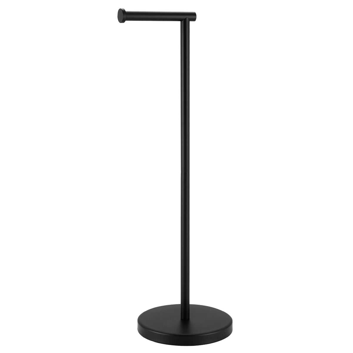 Kes Toilet Paper Holder Stand With Weighted Base, 26'' H (Taller Version) Free Standing Toilet Paper Roll Holder For Bathroom, R