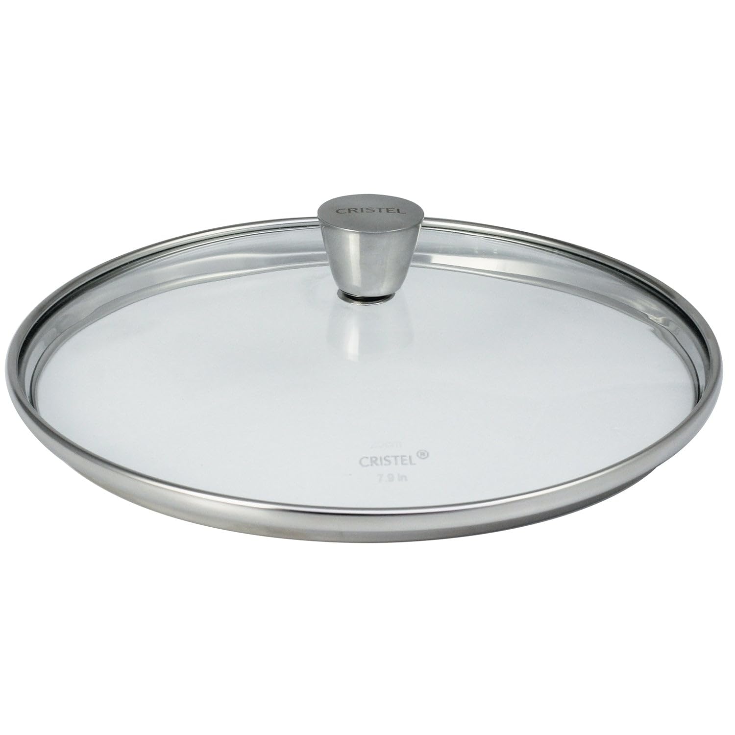 Cristel 1826 Collection 6 Glass Lid, Made in France, Borosilicate Glass Construction, Oven and Dishwasher Safe