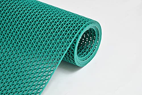 Ishro Home Anti Skid & Multipurpose Rubihr/Bathroom Mat/Shower Mat/Carpet/Rugs/Rainmat/Swimming Pool Mat|| Aqua 2X3 Ft