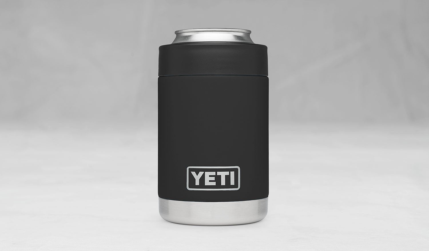 Yeti Rambler Vacuum Insulated Stainless Steel Colster, Black Duracoat