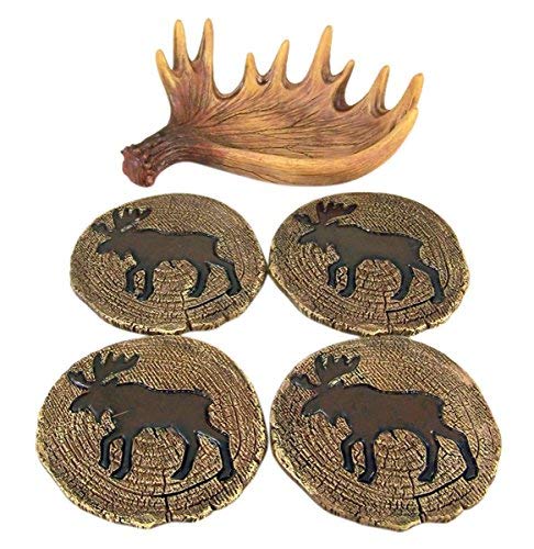 LL Home Moose Coasters