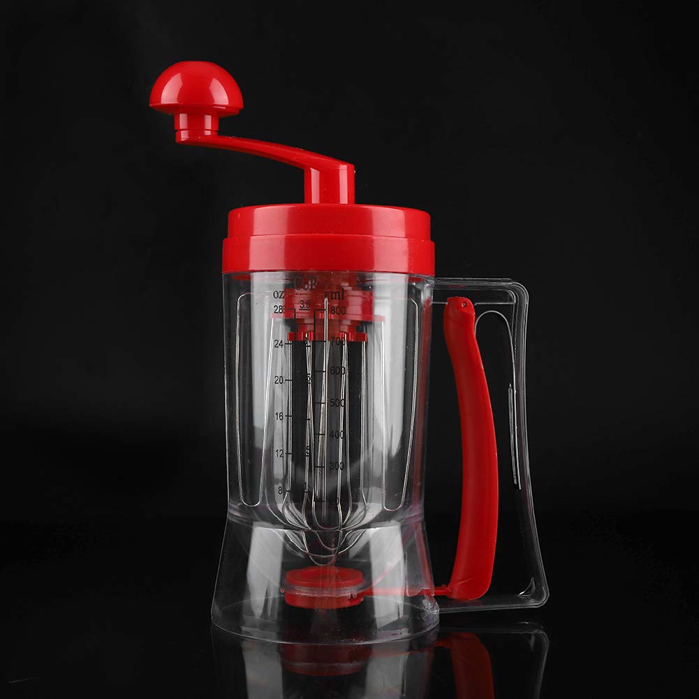 Diydeg Pancake Cupcake Batter Mixer, Manual Batter Dispenser Blender For Baking Tool For Making Cakes Waffles, Batters