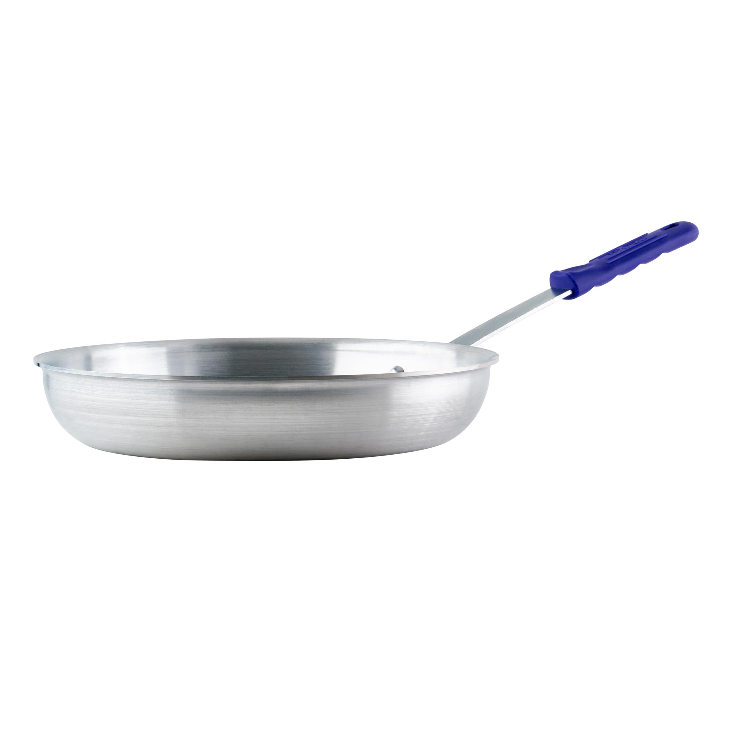 Winco Commercial-Grade Aluminium Fry Pan/Skillet, Natural Finish with Cool Touch Handle, 12