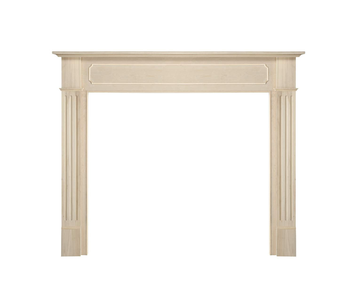Pearl Mantels Williamsburg Fireplace Mantel Surround, 48-Inch, Unfinished Wood, Model 110-48, Paint and Stain Grade
