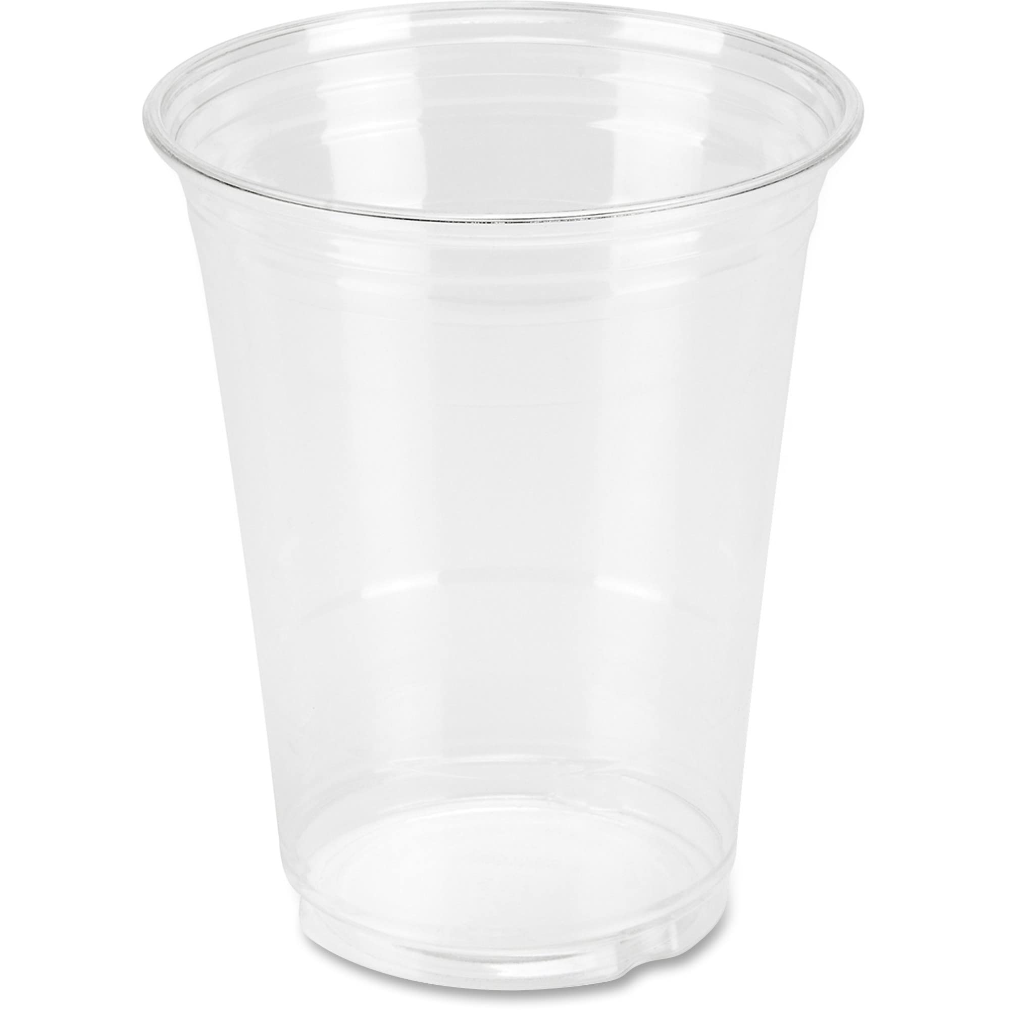 Genuine Joe Clear Plastic Cup, 16oz, For Cold Beverages, 25/Sleeve, 20 Count