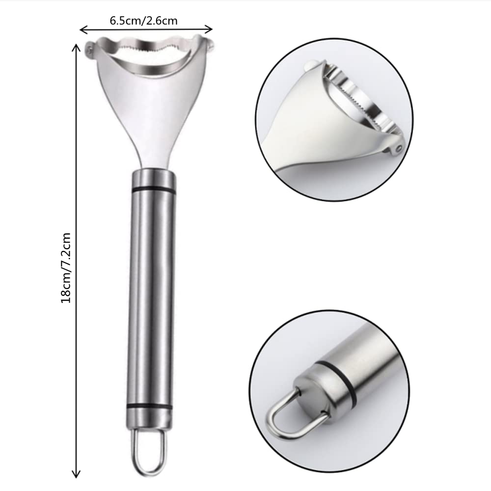 11Pcs Corn Peeler Premium Stainless Steel Corn Cob Stripper Tool Corn Holders,Interlocking Design Corn Skewers Forks For Home Ki