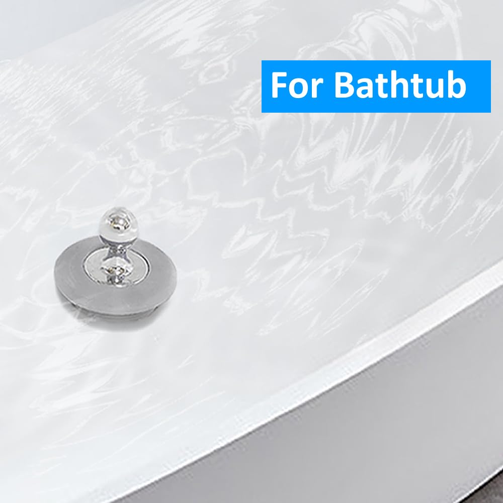 Bathtub Drain Stopper, Tub Stopper, Universal Bathtub Drain Cover, Bath Tub Plug,Sink Stopper, Shower Bathroom Accessories Repla