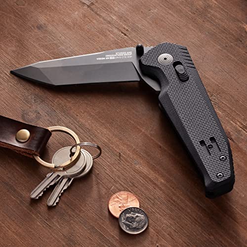 SOG Vision XR LTE Knife - Black & Graphite, One Size, Blend Material